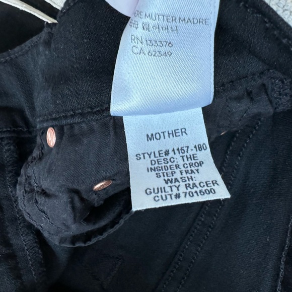 MOTHER Insider Crop Step Fray in Guilty Racer Sz 24 - Picture 11 of 14